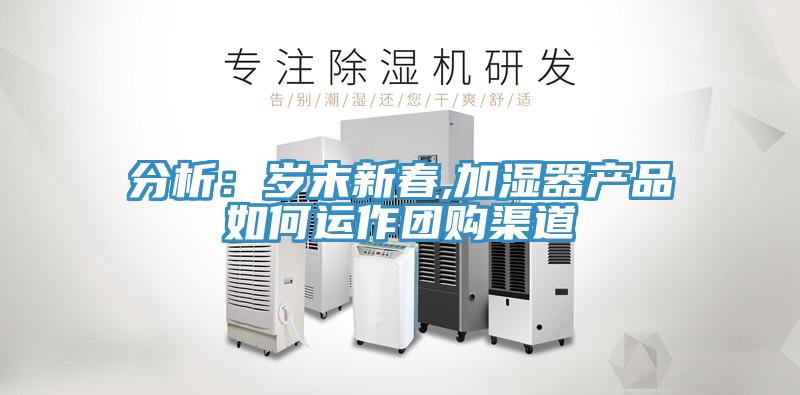 分析:歲末新春,加濕器產品如何運作團購渠道