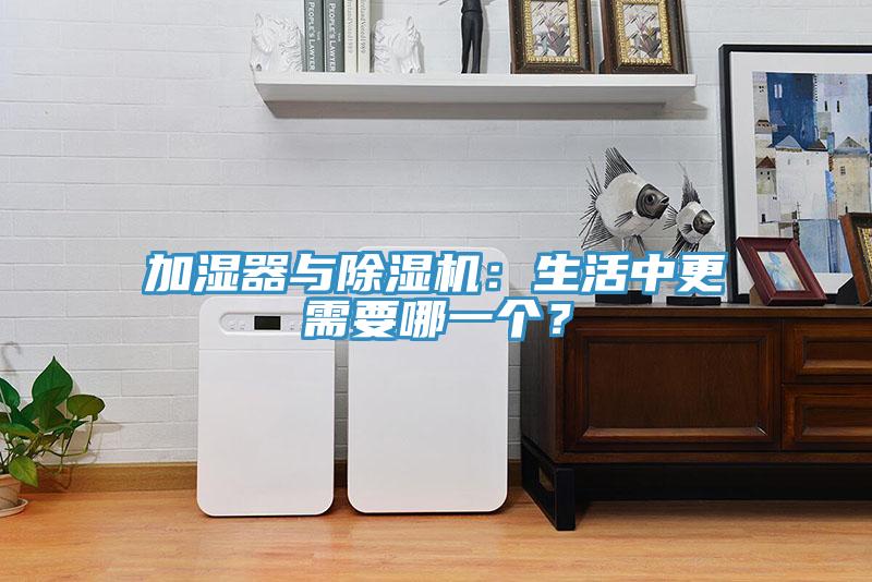 加濕器與除濕機:生活中更需要哪一個?