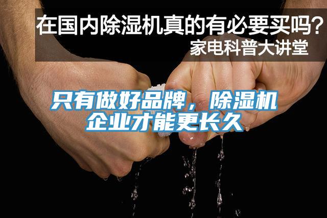 只有做好品牌，除濕機(jī)企業(yè)才能更長久