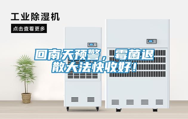 回南天預警，霉菌退散大法快收好！