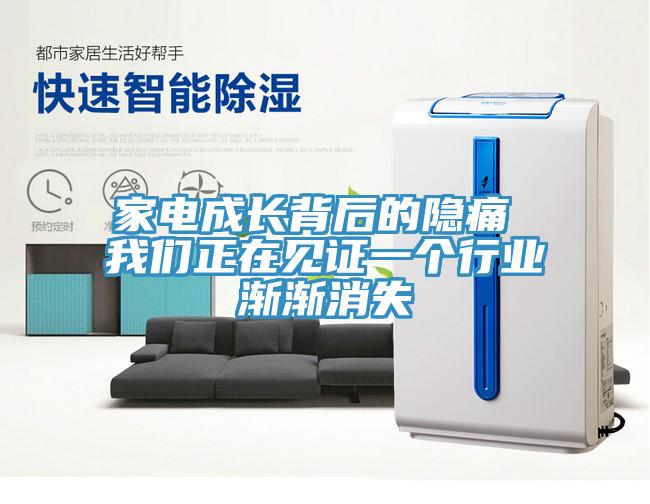 家電成長背后的隱痛 我們正在見證一個行業漸漸消失