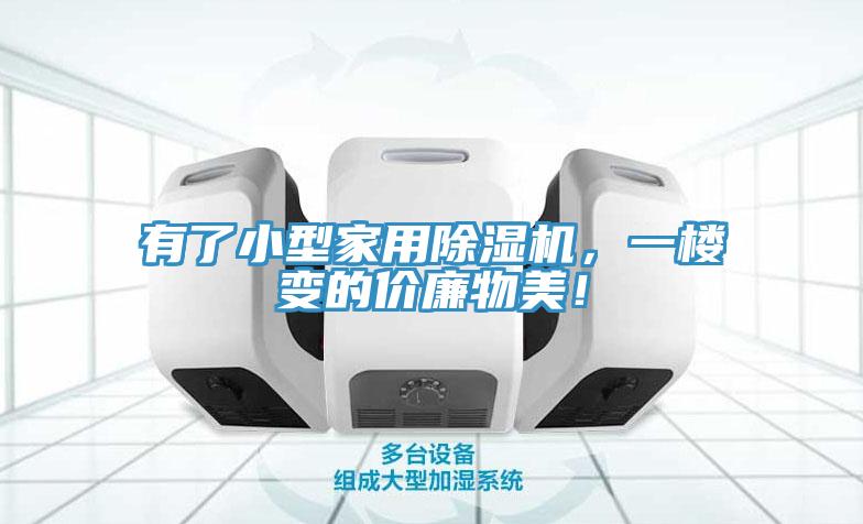 有了小型家用除濕機，一樓變的價廉物美！