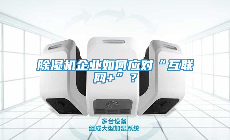 除濕機企業如何應對“互聯網+”?