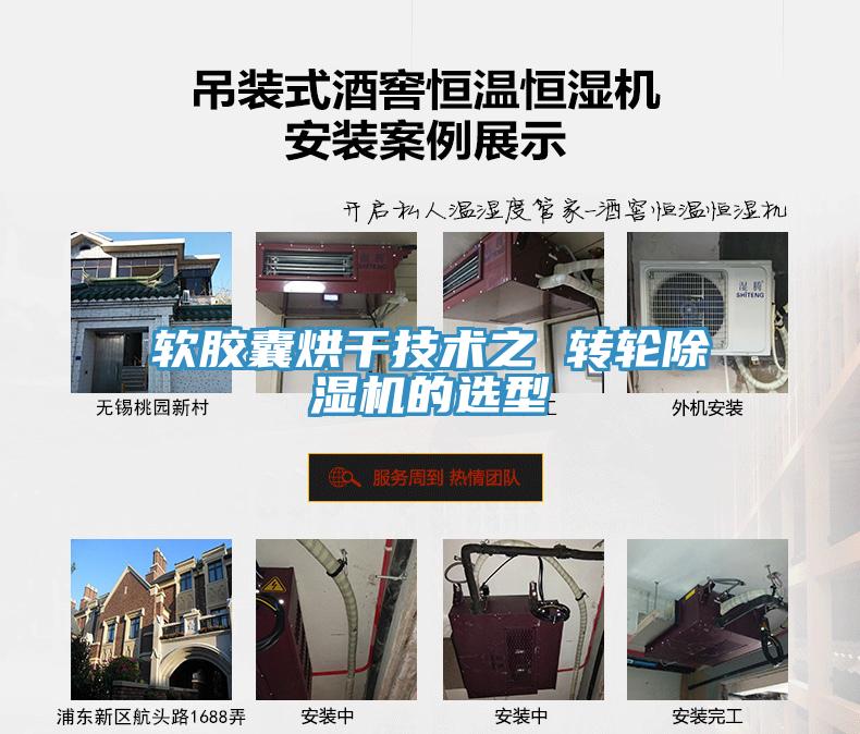 軟膠囊烘干技術之 轉輪除濕機的選型