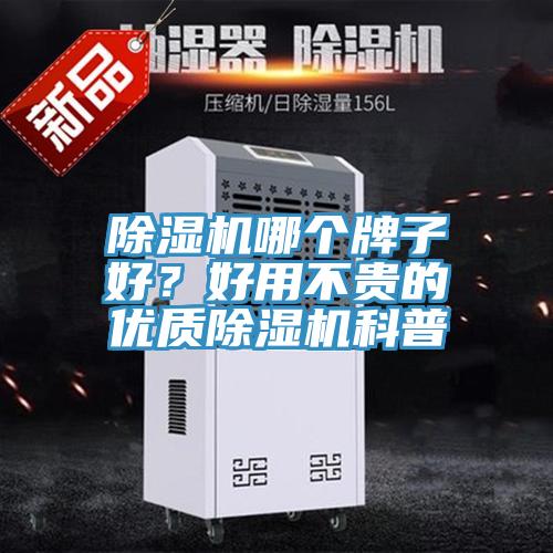 除濕機哪個牌子好?好用不貴的優質除濕機科普