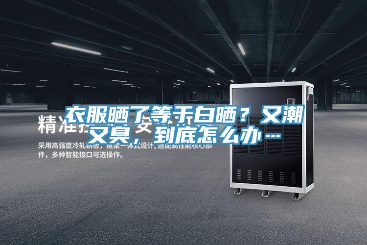 衣服曬了等于白曬？又潮又臭，到底怎么辦…