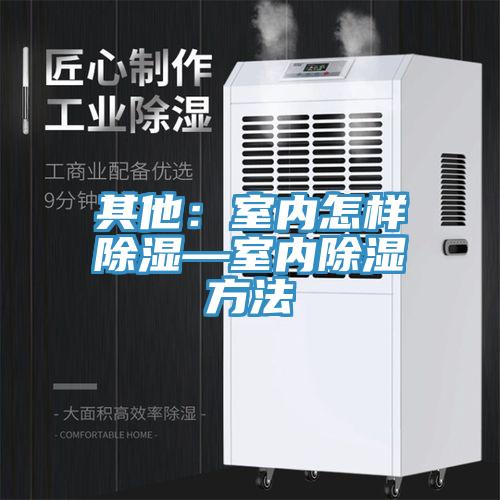 其他:室內怎樣除濕—室內除濕方法