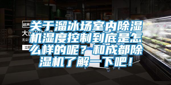 關(guān)于溜冰場室內(nèi)除濕機(jī)濕度控制到底是怎么樣的呢？和成都除濕機(jī)了解一下吧！