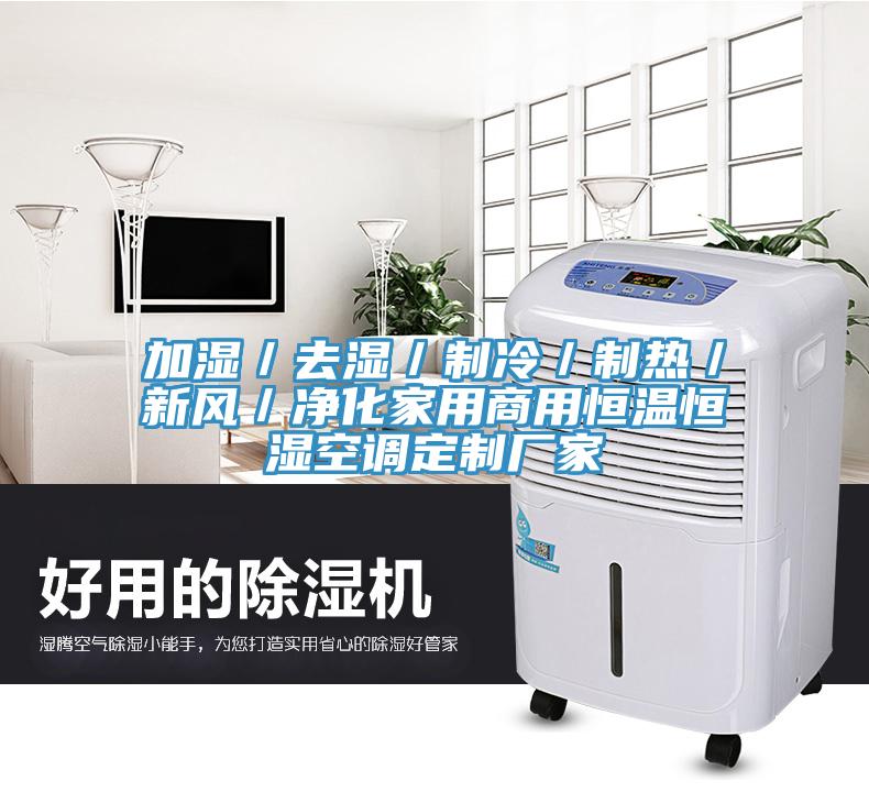 加濕/去濕/制冷/制熱/新風/凈化家用商用恒溫恒濕空調定制廠家