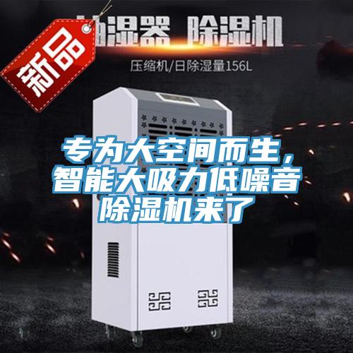 專為大空間而生，智能大吸力低噪音除濕機來了