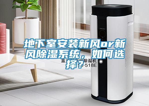 地下室安裝新風or新風除濕系統，如何選擇？