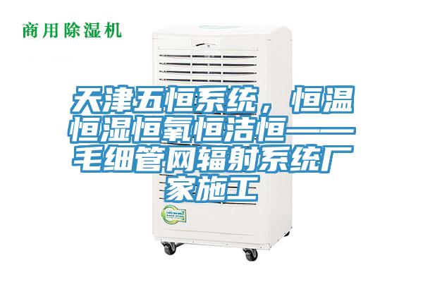 天津五恒系統，恒溫恒濕恒氧恒潔恒——毛細管網輻射系統廠家施工