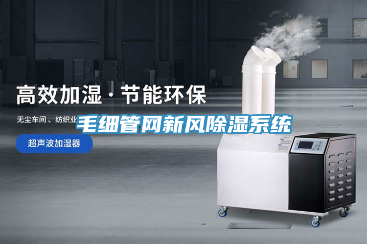 毛細管網新風除濕系統