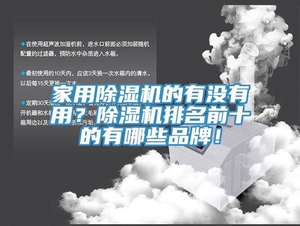 家用除濕機的有沒有用?除濕機排名前十的有哪些品牌!