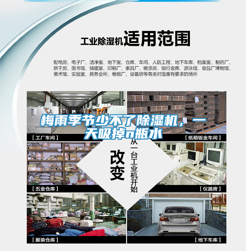 梅雨季節少不了除濕機，一天吸掉n瓶水