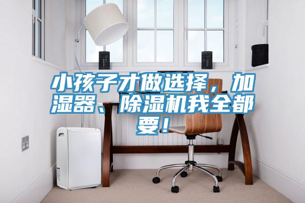 小孩子才做選擇,加濕器、除濕機(jī)我全都要!