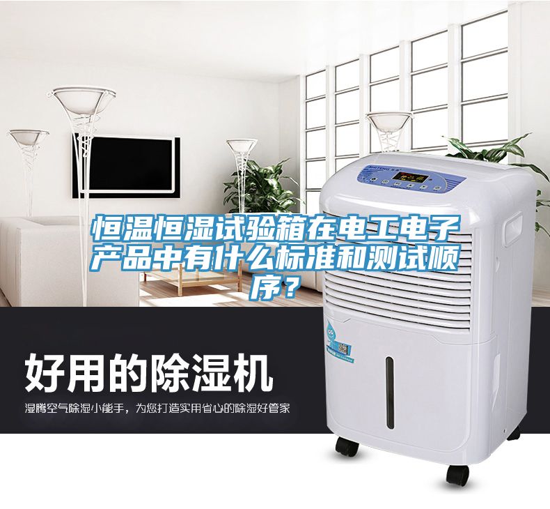 恒溫恒濕試驗(yàn)箱在電工電子產(chǎn)品中有什么標(biāo)準(zhǔn)和測(cè)試順序?