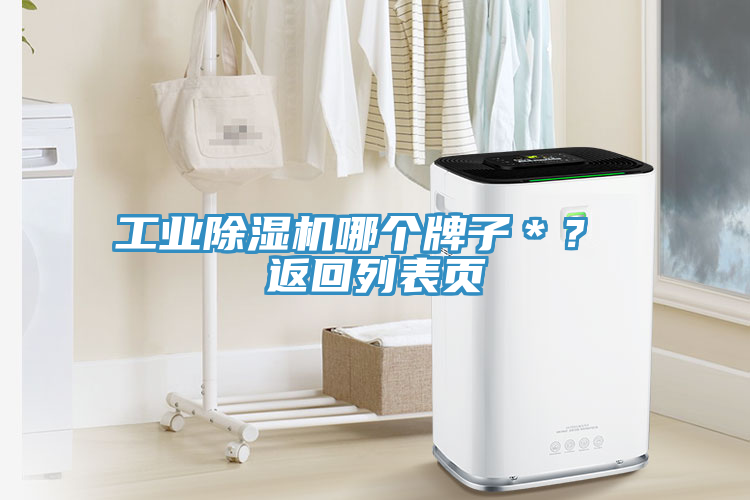 工業(yè)除濕機哪個牌子*? 返回列表頁