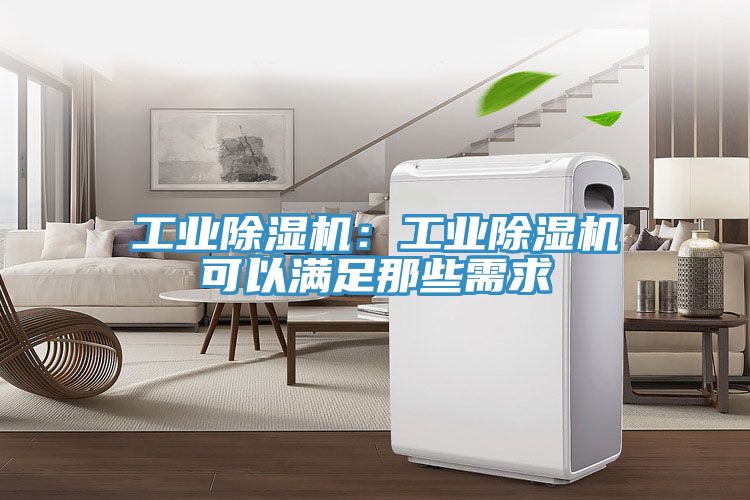 工業除濕機:工業除濕機可以滿足那些需求