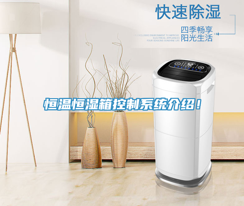 恒溫恒濕箱控制系統介紹！
