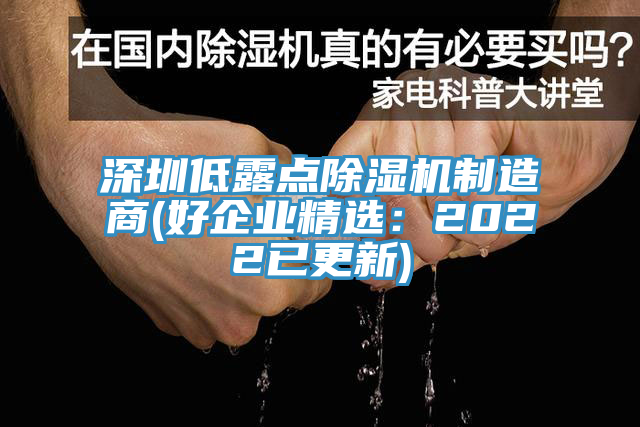 深圳低露點除濕機制造商(好企業精選:2022已更新)
