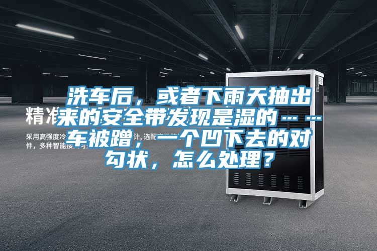 洗車后，或者下雨天抽出來的安全帶發(fā)現(xiàn)是濕的……車被蹭，一個(gè)凹下去的對(duì)勾狀，怎么處理？