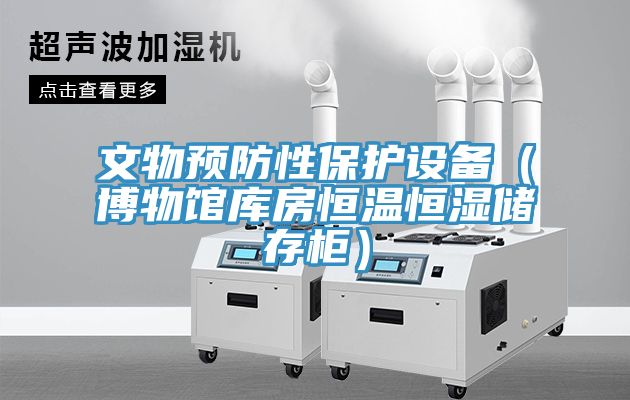 文物預防性保護設備(博物館庫房恒溫恒濕儲存柜)