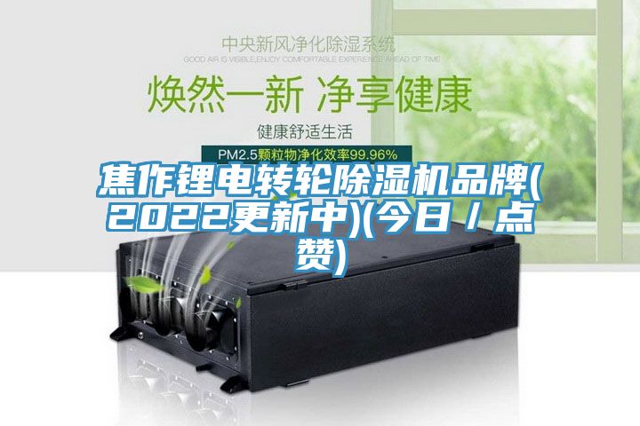 焦作鋰電轉(zhuǎn)輪除濕機品牌(2022更新中)(今日/點贊)