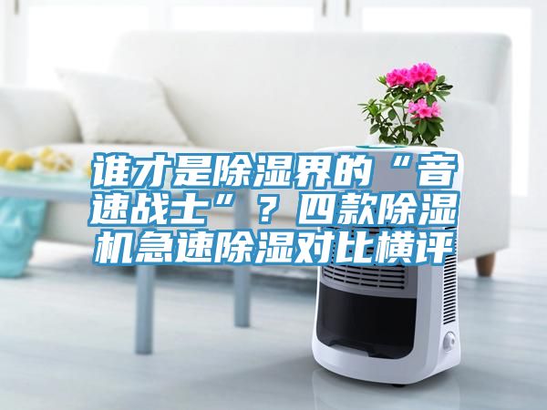 誰才是除濕界的“音速戰士”？四款除濕機急速除濕對比橫評