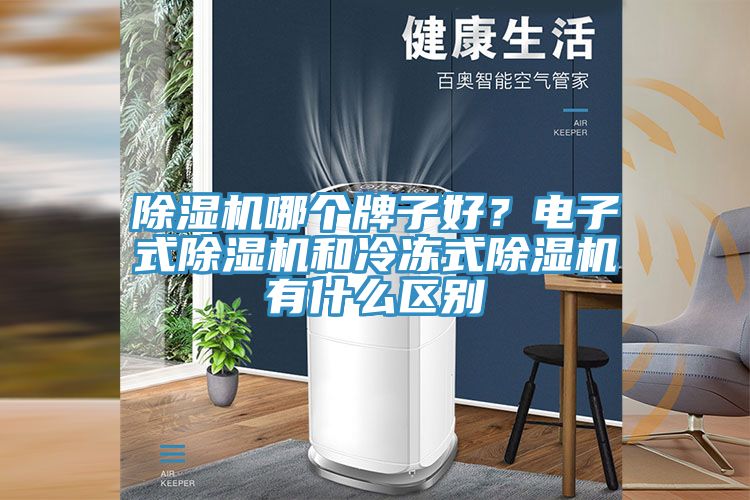 除濕機哪個牌子好？電子式除濕機和冷凍式除濕機有什么區別