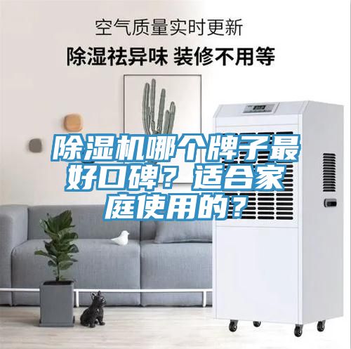 除濕機哪個牌子最好口碑？適合家庭使用的？