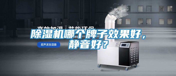 除濕機哪個牌子效果好，靜音好？