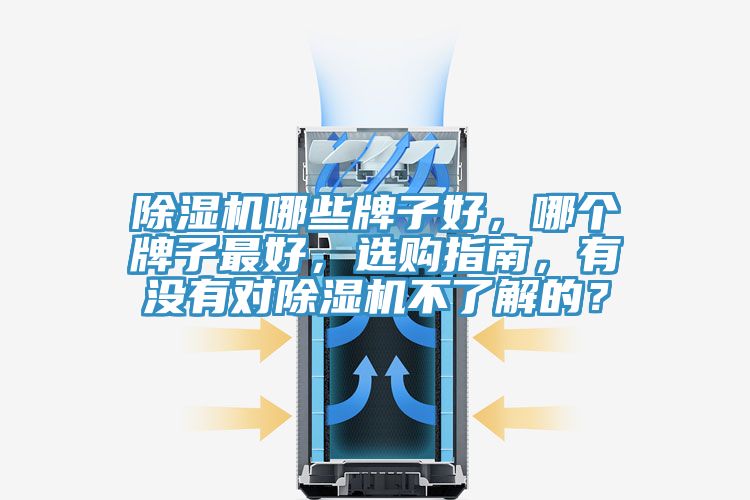 除濕機哪些牌子好，哪個牌子最好，選購指南，有沒有對除濕機不了解的？