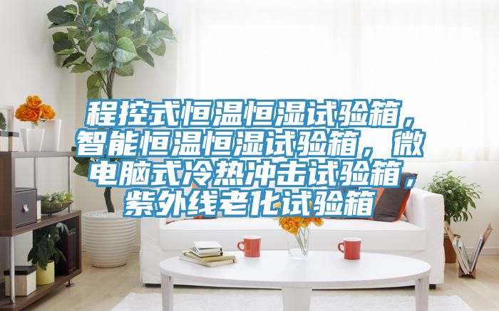 程控式恒溫恒濕試驗箱，智能恒溫恒濕試驗箱，微電腦式冷熱沖擊試驗箱，紫外線老化試驗箱