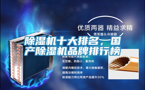 除濕機十大排名，國產除濕機品牌排行榜