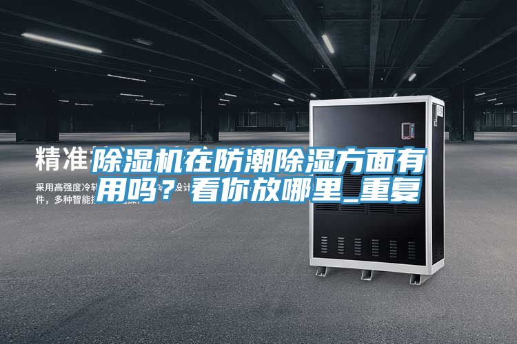 除濕機在防潮除濕方面有用嗎？看你放哪里_重復
