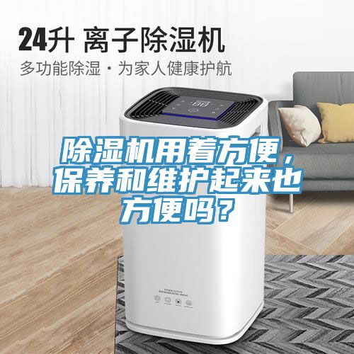 除濕機用著方便,保養和維護起來也方便嗎?