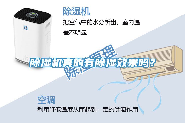 除濕機真的有除濕效果嗎？