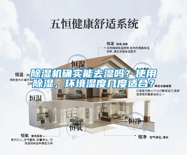 除濕機確實能去濕嗎?使用除濕,環境濕度幾度適合?