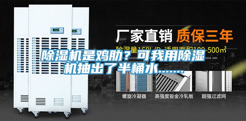 除濕機是雞肋？可我用除濕機抽出了半桶水.......