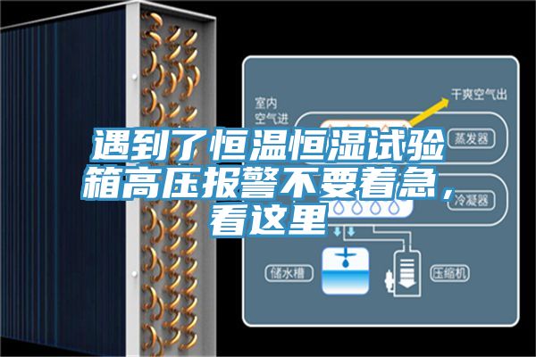 遇到了恒溫恒濕試驗箱高壓報警不要著急,看這里