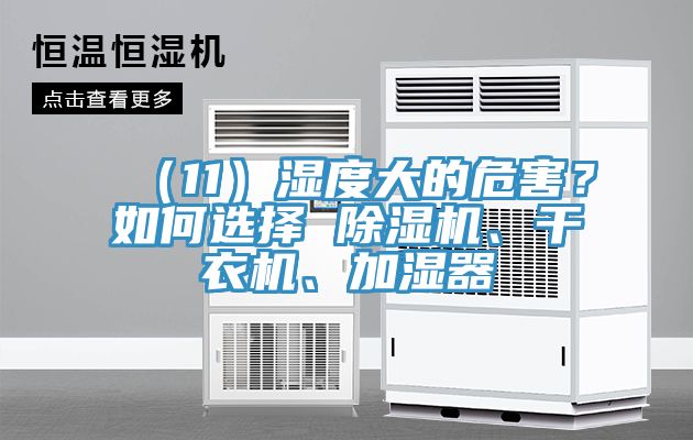 （11）濕度大的危害？如何選擇 除濕機、干衣機、加濕器